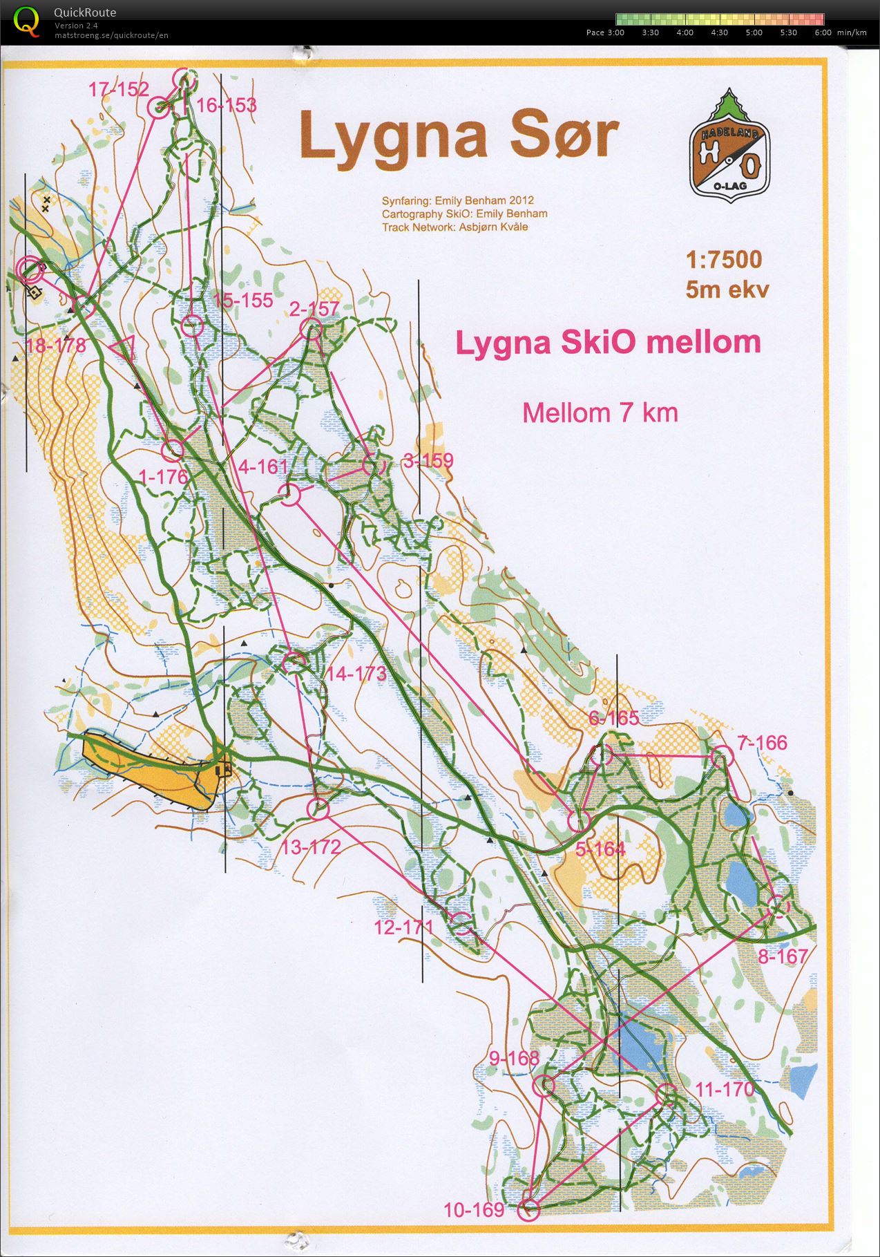 Lygna NC ski-o middle (04.01.2015)